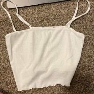 White crop top